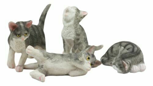 Primary image for Crazy For Cats Four Playful Kitten Statues Adorable Kitty Cat Animal Figurines