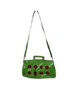 Matt and Nat Green &amp; Red Bi-Textured Vegan Leather Cutout Shoulder Bag - $56.05