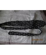 Puritan Mens Tie Necktie Black &amp; Gray Geometric Checkered Silk Classic L... - $255.89 MXN