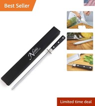 Lightweight 12-Inch Honing Steel with Oval Handle - Built for Professionals - $43.50