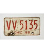 1968 Ohio License Plate VV 5135 - $20.79