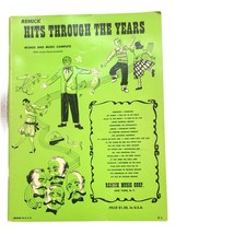 1951 REMICK Hits Through The Years Words and Music Songbook Popular Songs - £10.97 GBP