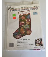 Candamar Pearl Painting Country Santa Stocking Kit 10233, Sam, NEW AND S... - £6.18 GBP