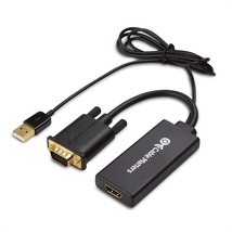 Cable Matters VGA to HDMI Adapter for Monitor and TV (VGA to HDMI Converter) wit - £30.34 GBP