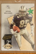 1993 Action Packed Football Card Kevin Williams #205 Rookie RC Dallas Cowboys - £2.30 GBP