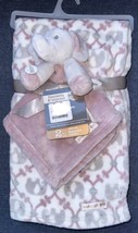Blankets and Beyond 2pc Gift Set Baby Blanket &amp; Plush Elephant Nunu Love... - £29.50 GBP