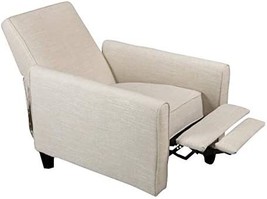 Christopher Knight Home Darvis Fabric Recliner Club Chair, Light Beige - £239.79 GBP