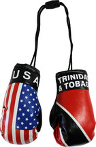 USA and Trinidad and Tobago Mini Boxing Gloves - £4.67 GBP