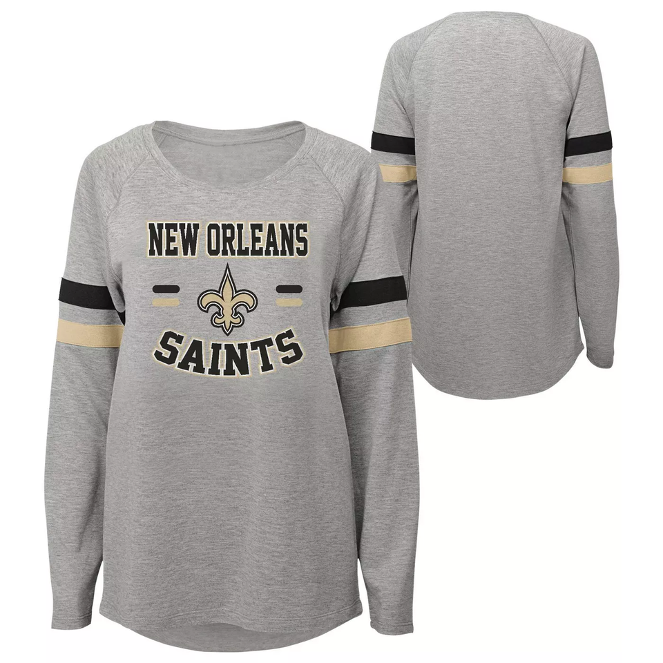 New Orleans Saints Girls' S Long Sleeve T-Shirt - $4.45