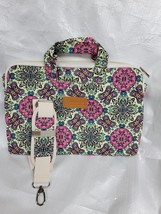 Canvaslife Bohemian Style Laptop Bag W/Shoulder Strap & side Pocket 15" X 10" image 2