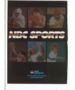 80&#39;s NBC Sports Print Ad Multiple Sports 8.5&quot; x 11&quot; - €17,42 EUR