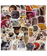 50PCS Funny Meme Vinyl Waterproof Stickers for Water Bottles Laptop Comp... - €2,98 EUR