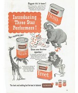 1948 Armour Print Ad Ham Hash Treet 8.5&quot; x 11&quot; - $27.05 CAD