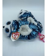 Plush TY BEANIE BOO&#39;S Medium Slushy Dog  Fashion Slipper Socks Sequin Ki... - $12.21 CAD