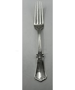 American Coin Silver Dinner Fork by S.D. Brower &amp; Son, Troy Albany New York - £89.48 GBP