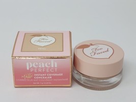 New Authentic Too Faced Peach Perfect Matte Concealer Full Cover Petal - £18.30 GBP