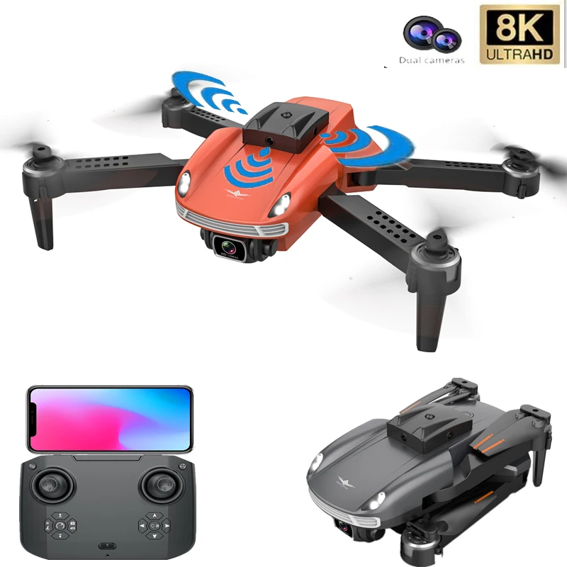 New KF616 8K Dual Camera RC Drone Obstacle Avoidance WIFI Height Hold RC Mini - £49.06 GBP+