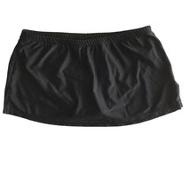 Bahia Womens Size Small Black Swim Skirt Built In Bikini Bottoms Side Slit VTG - £18.39 GBP