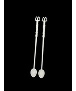 2 Vintage McDonalds Spoon Coffee Stirrer Swizzle Sticks White/ Off White - $33.38