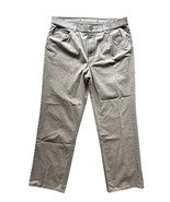 Hiltl ZE500 Regular Fit, Flat Front Cotton Chino Trouser 38/34 Man Khaki... - $39.88 CAD