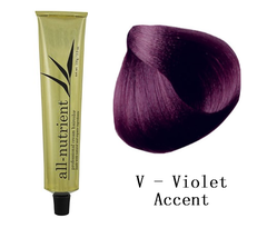 All-Nutrient Permanent Cream Hair Color - V Violet Accent