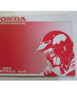 1990 Honda TRX300FW TRX 300 Fw Operatori Proprietari Owner Manuale Nuova - $925.67 MXN