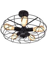 5 Light Modern Black Iron Sphere Modern Chandelier - $111.92