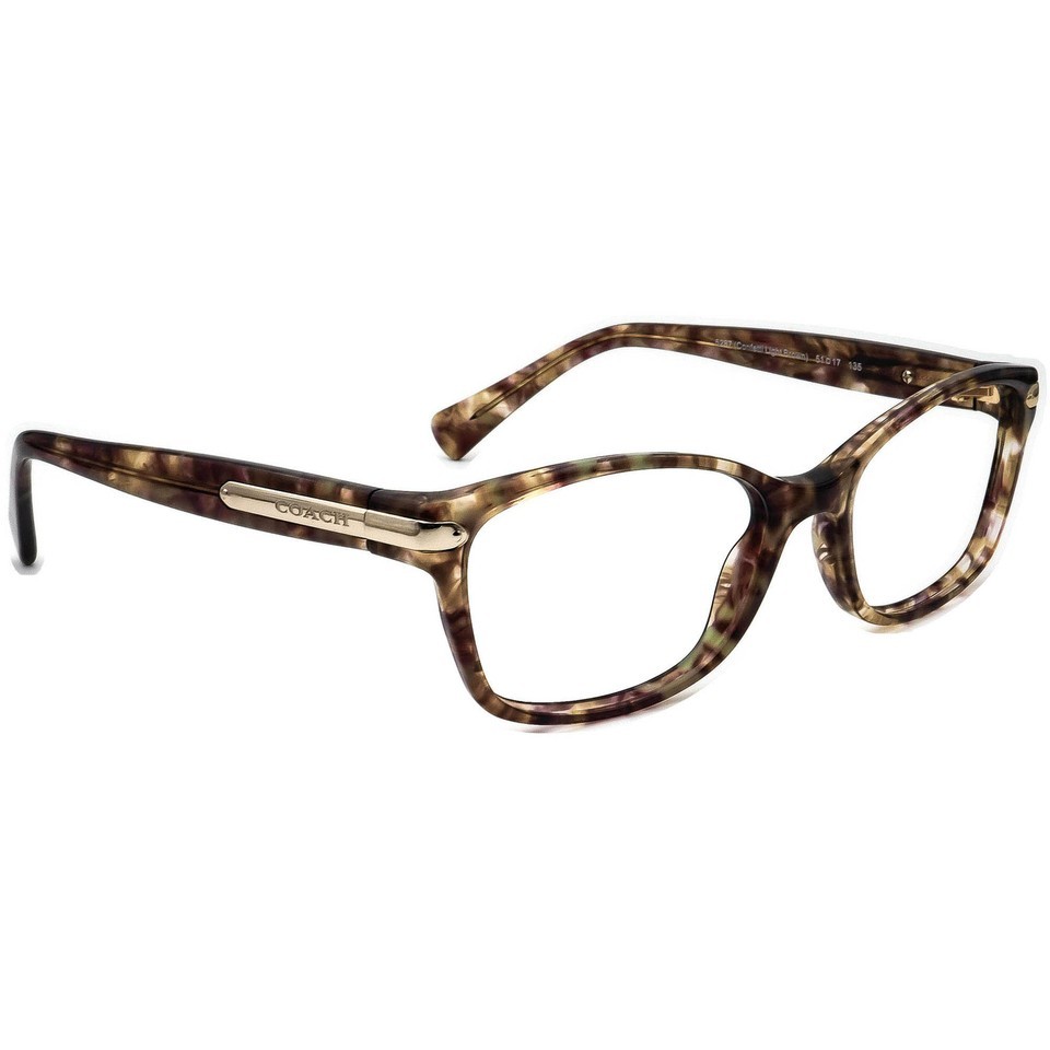 Coach Eyeglasses HC 6065 5287 Confetti Light Brown Frame 51  display picture 3