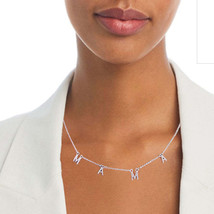 Silver MAMA Station Necklace - $27.60