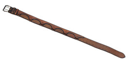 LeatherWorks Premium BROWN Leather + Ring Belt SCA LARP Cosplay ALL SIZES - £47.96 GBP