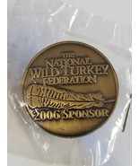 2006 NATIONAL WILD TURKEY FEDERATION NWTF SPONSOR METAL LAPEL PIN USA BI... - £21.23 GBP