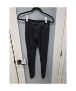 SPANX Faux Leather Leggings Black M Sculpt High Rise Shaping Pants - $837.00 MXN