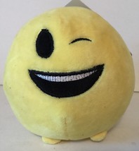 IMOJI MR WINK - 4&quot; Yellow Plush Emoji - Fun Party Favor, Halloween Treat - NEW - £6.34 GBP