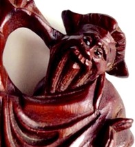 18th/19th Century Japanese Wooden Okimono with Inlaid Eyes and Teeth - $1,850.00