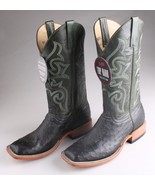 Horse Power Top Hombre Mano Completo Quill Avestruz 13 Esmeralda Explosi... - $349.97+