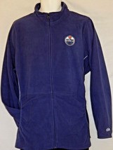 Womens Full Zip Jacket Edmonton Oilers Size Medium Large XXL Blue Fleece... - £25.07 GBP