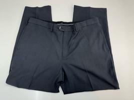 Hagger Mens Gray Dress Pants Size 40x30 - £9.40 GBP