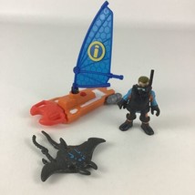 Imaginext Wind Jammer Ocean Rescue Manta Ray Play Set 2015 Mattel Action... - $20.11 CAD