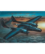 Framed 4&quot; X 6&quot; Print of a WWII Northrop P-61 &quot;Black Widow&quot;.  Hang or dis... - £10.08 GBP