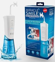 Miracle Smile Cordless Rechargeable Water Flosser for Teeth &amp; Gum Health... - $19.79