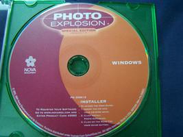 PHOTO EXPLOSION CD Special edition version 1.5 windows vintage 2002 2004 nova - £11.26 GBP