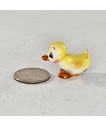 Josef Originals Curious Duckling Baby Duck Yellow Miniature Figurine - £15.92 GBP