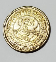 1981 Chuck E. Cheese Pizza Time Theatre 25cent 1&quot; Token In Pizza We Trust - $24.75