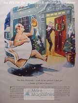 1943 Rare Esquire Advertisement Ad For Calvert Reserve! Wwii Era - £3.38 GBP