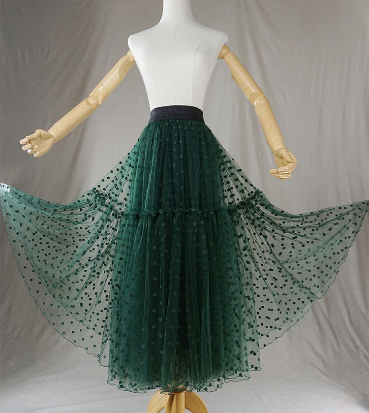 Darkgreen tutu skirt 4