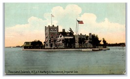 Rafferty Residence Imperial Isle Thousand Island New York NY UNP DB Postcard P25 - £5.43 GBP