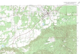 Camden South Quadrangle Alabama 1973 USGS Topo Map 7.5 Minute Topographic - $23.99