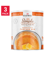 Readywise Simple Kitchen Pancake Mix, 3-Pack #10 Cans (60 Total Servings) - £53.65 GBP