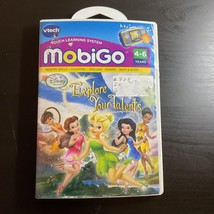 VTech mobiGo &quot; Explore Your Talents &quot; Learning Game Disney Fairies 4-6 y... - $7.90