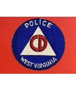 WWII, CIVIL DEFENSE, WEST VIRGINIA, POLICE, PATCH, NO GLOW, CUT EDGED - £5.84 GBP